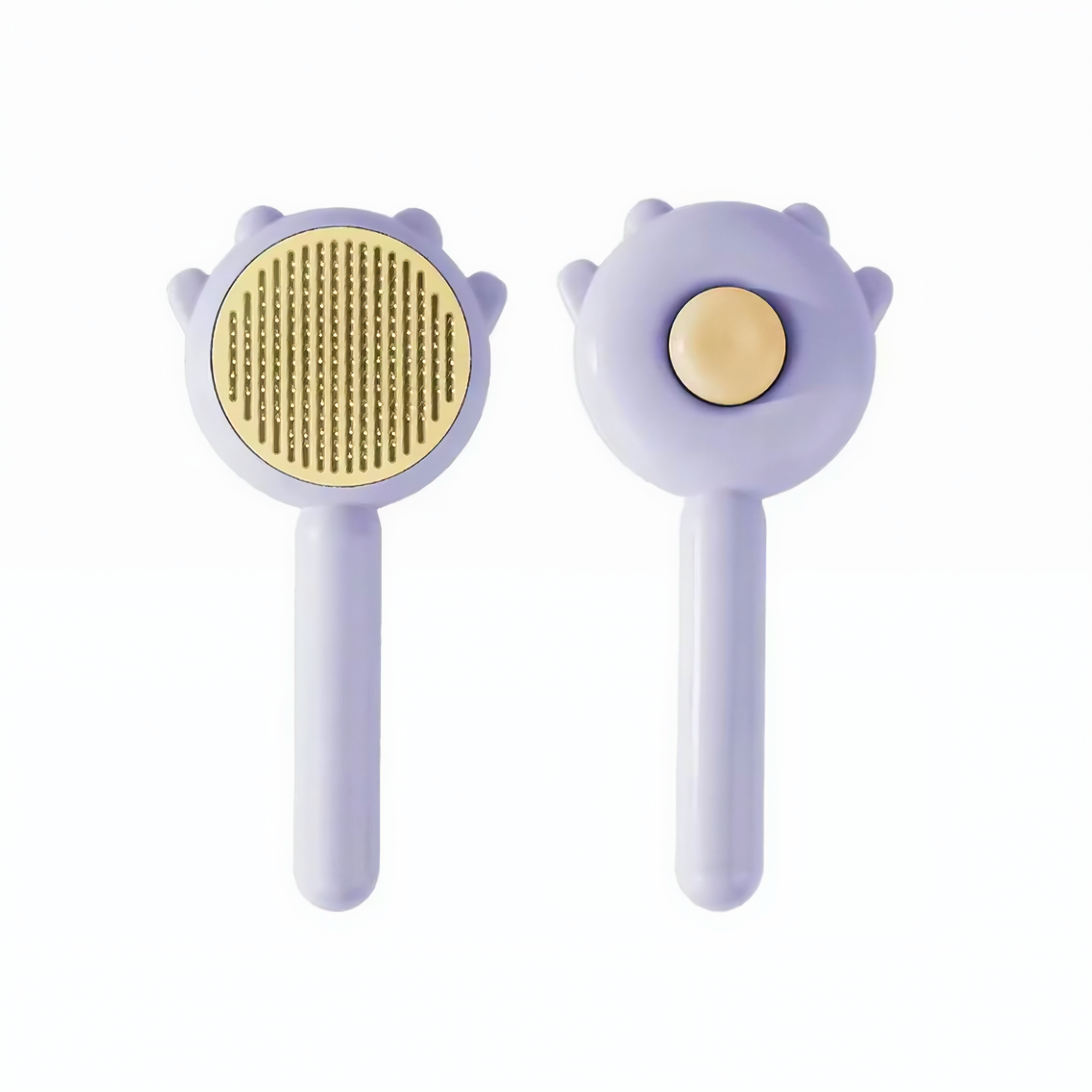 Self-Cleaning Pet Grooming Brush – Removes Hair in One Click