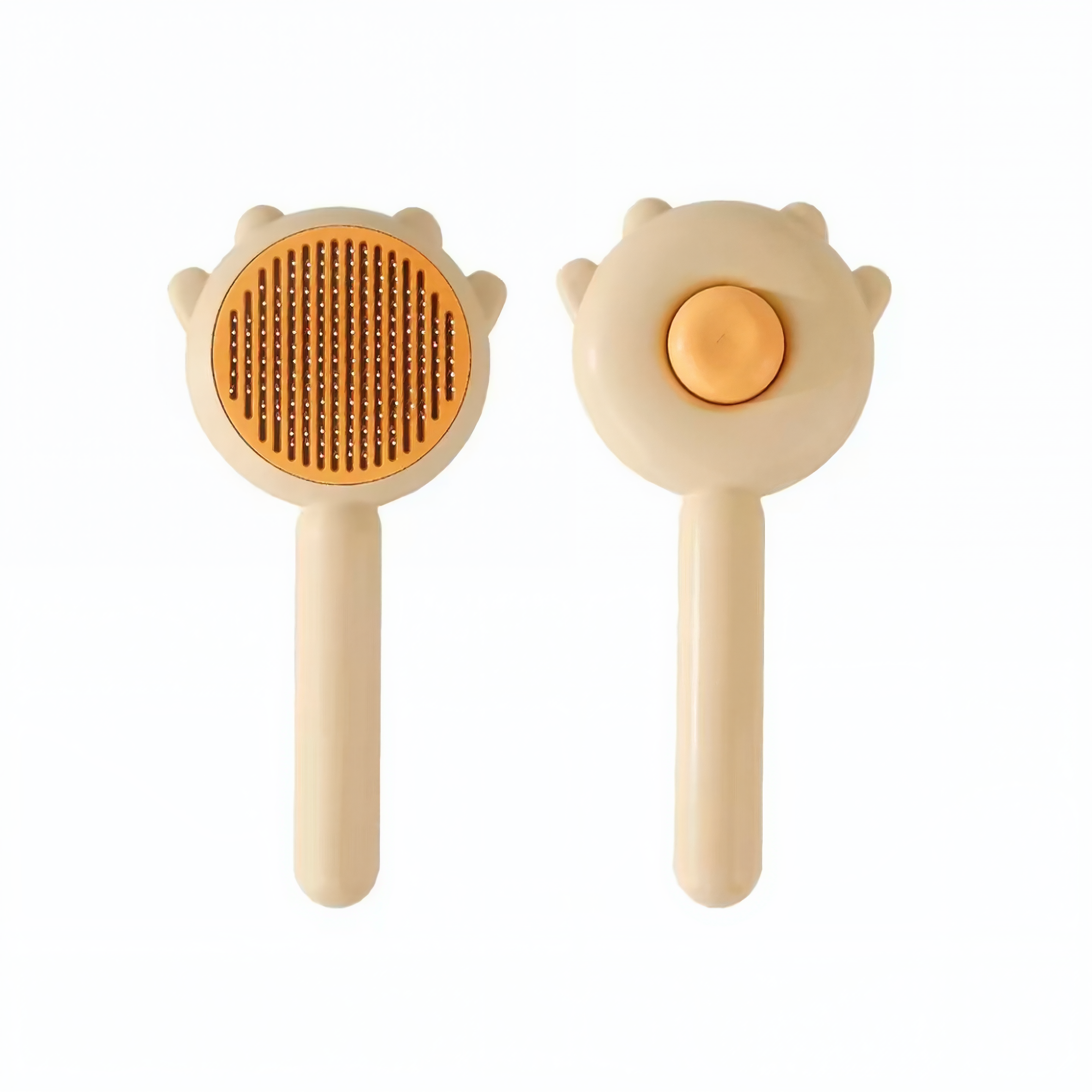 Self-Cleaning Pet Grooming Brush – Removes Hair in One Click